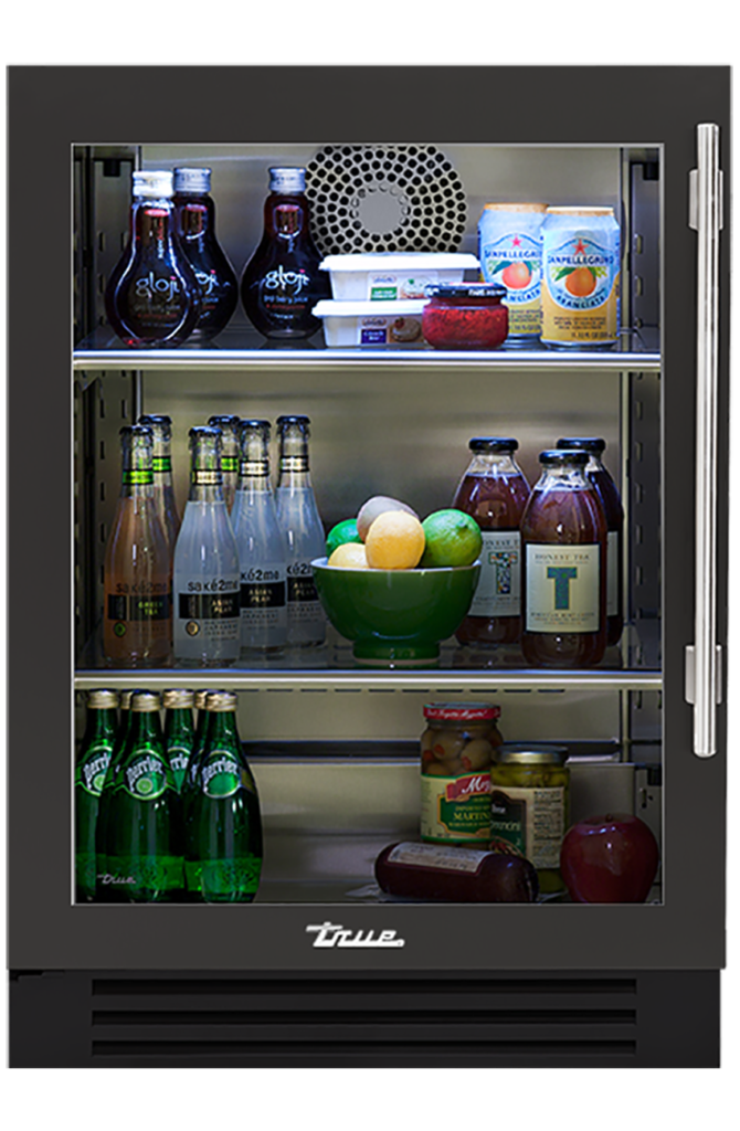 24" Undercounter Refrigerator in Ultra Matte Black