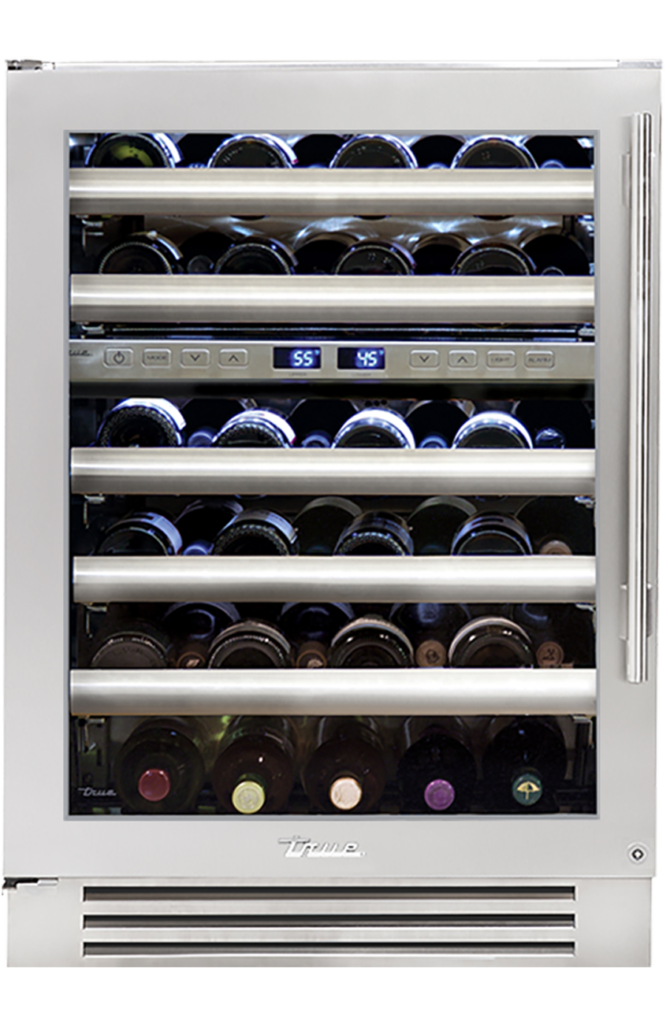 24" Dual Zone Undercounter Wine Cabinet in Stainless
