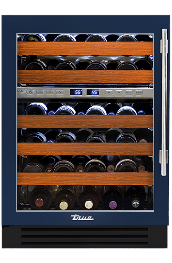 24" Dual Zone Wine Cabinet in Cobalt