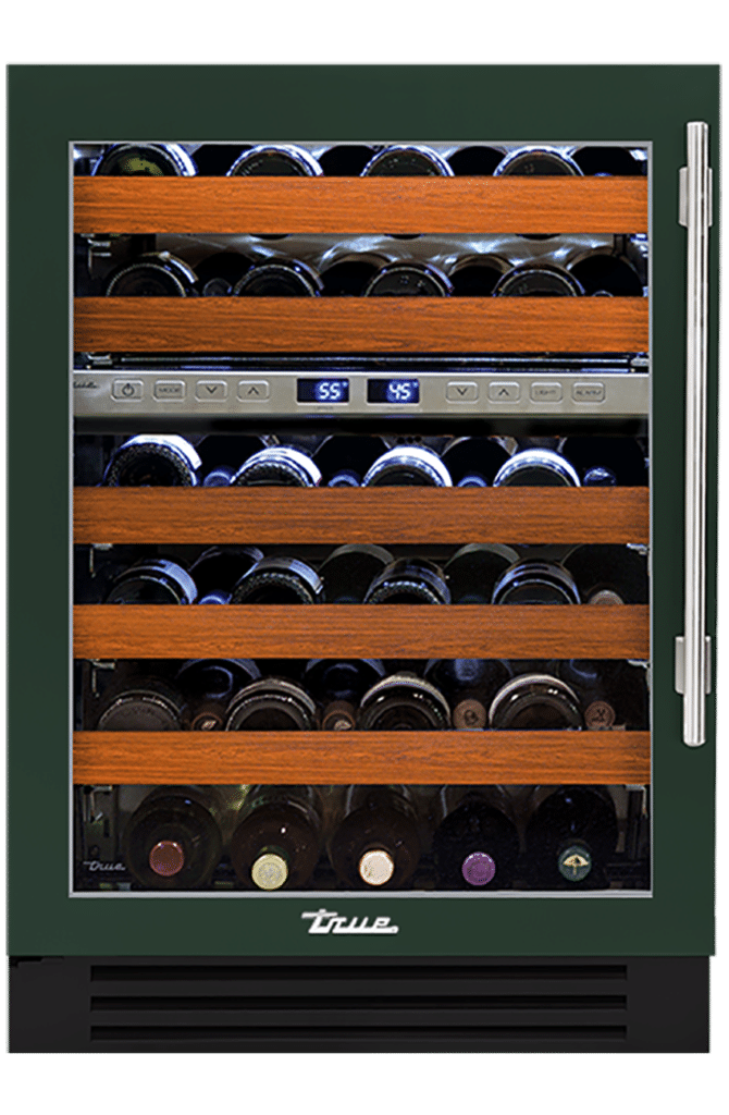 24" Dual Zone Wine Cabinet in Emerald