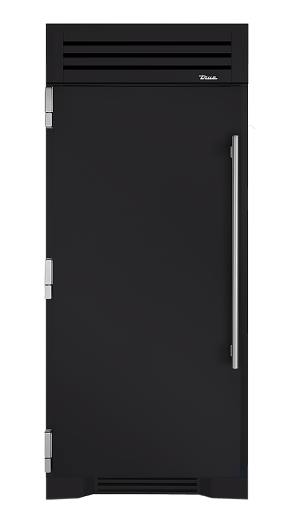 36" Refrigerator Column in Matte Black