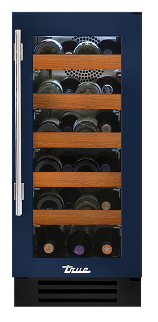 15" Undercounter Wine Cabinet in Cobalt