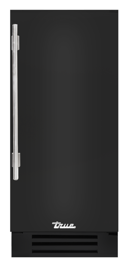 15" undercounter refrigerator in gloss black