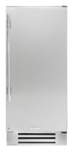 15" undercounter refrigerator in stainless