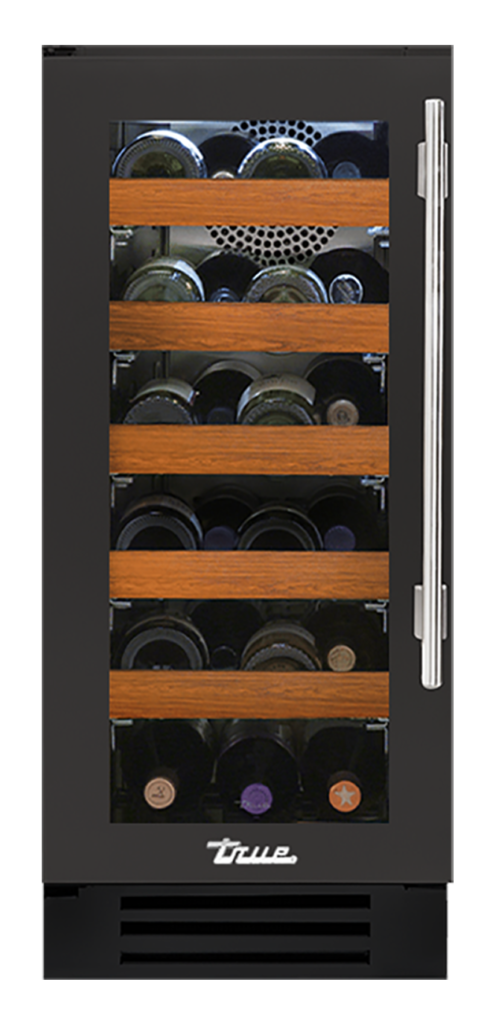 15" Undercounter Wine Cabinet in Ultra Matte Black