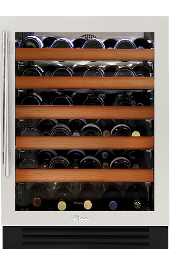 24" Undercounter Wine Cabinet in Antique White