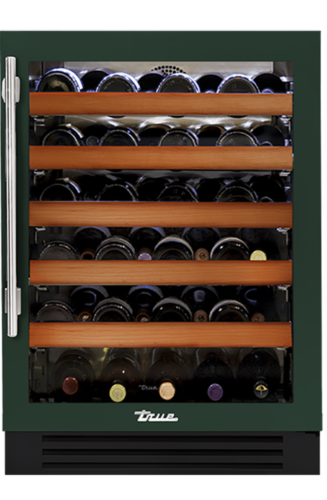 24" Undercounter Wine Cabinet in Emerald