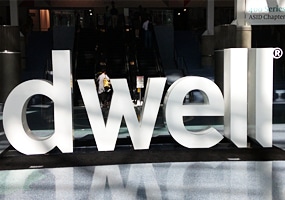 Dwell on Design Sign